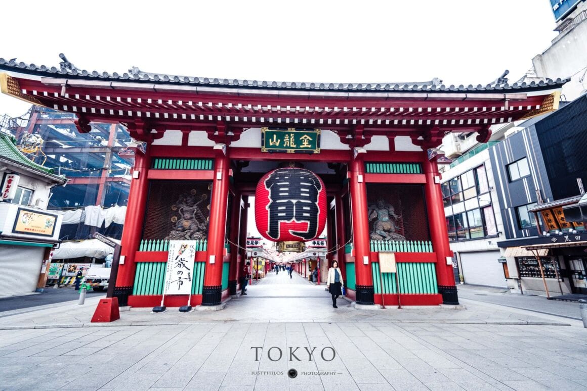 淺草寺雷門是著名的東京拍攝地標之一。