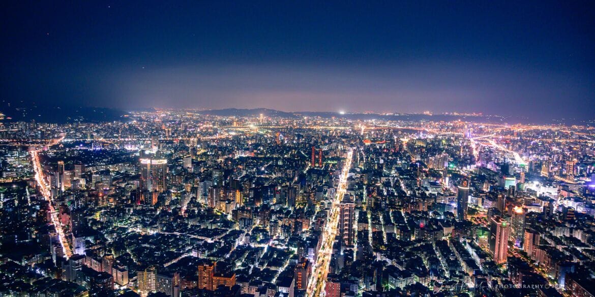 台北101觀景台夜景