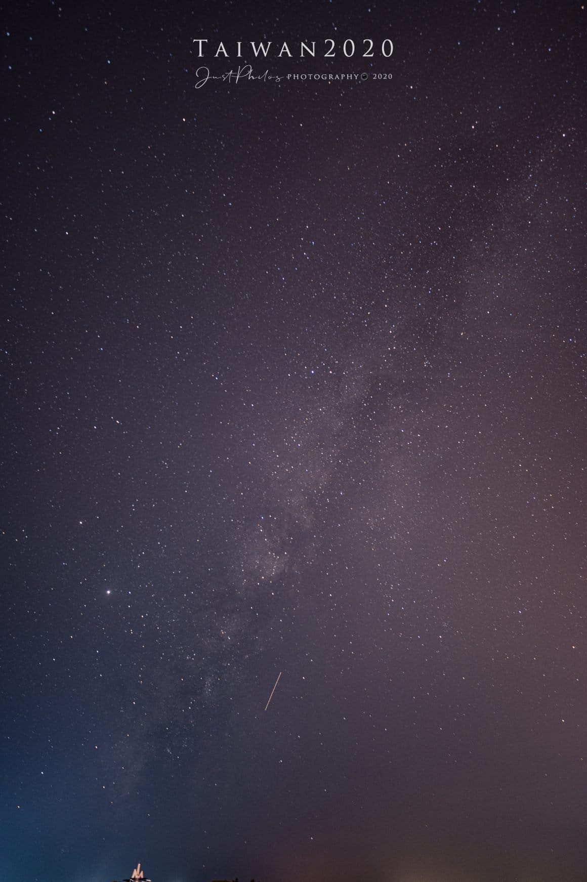 澎湖山水沙灘銀河