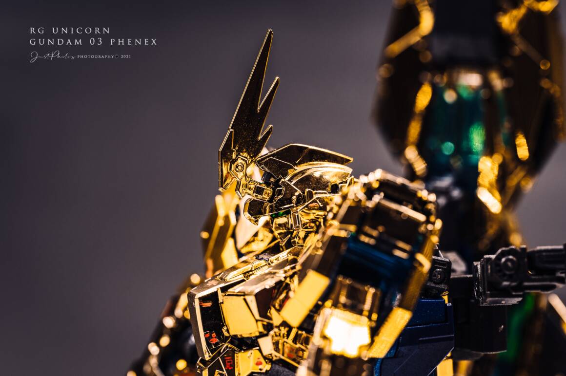 這次RG獨角獸鳳凰的頭部零件在變更成毀滅模式時需要換件，是比較可惜的地方。