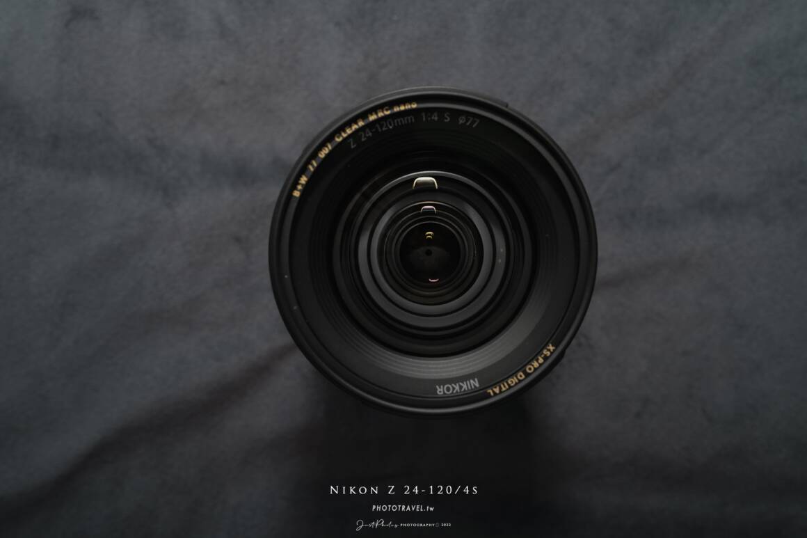 Nikon Z 24-120mm f/4 S採用77mm口徑。
