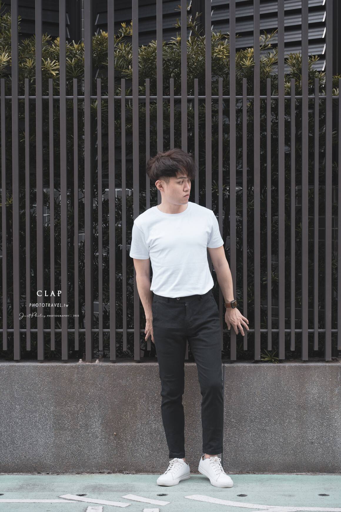 [穿搭] 素T穿搭真型 | 3種 C.L.A.P品牌男生素T版型示範