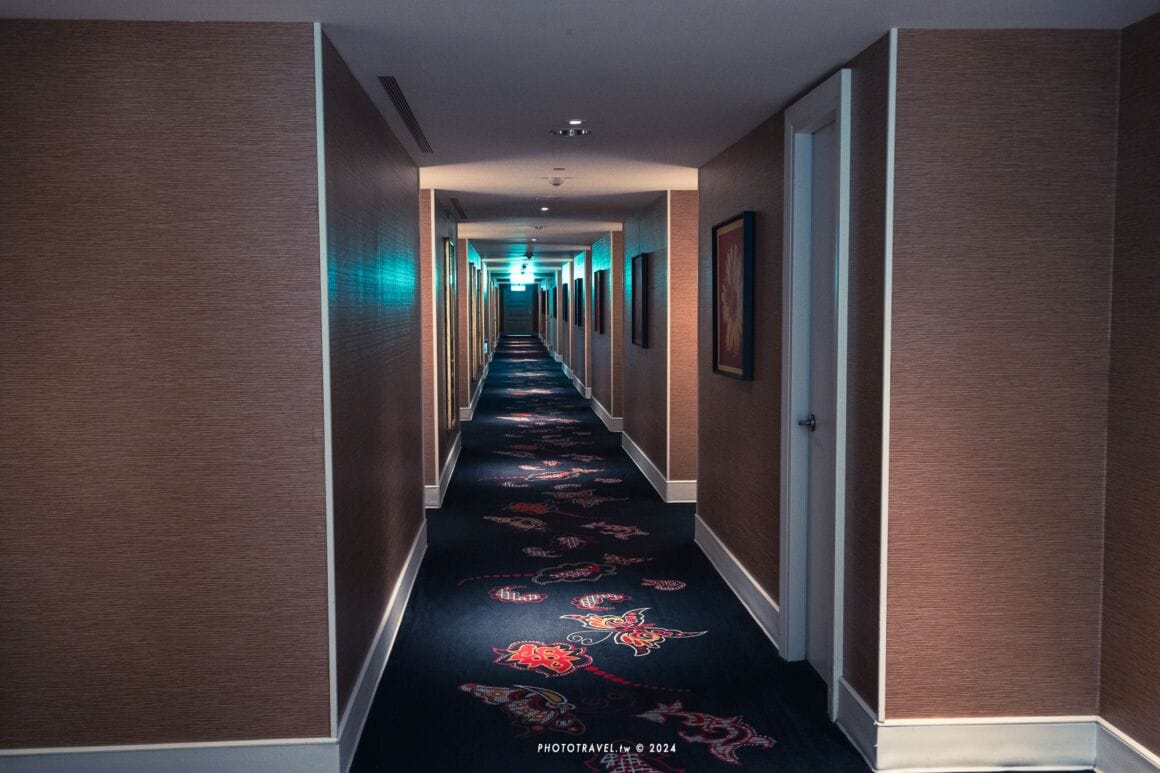 林酒店一層樓的房間數也不少，但每間房型都很大。
