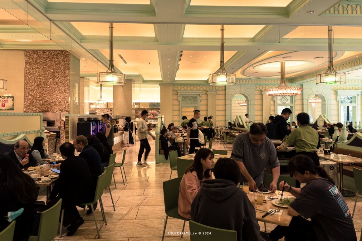 林酒店早餐同樣在森林百匯內用餐。