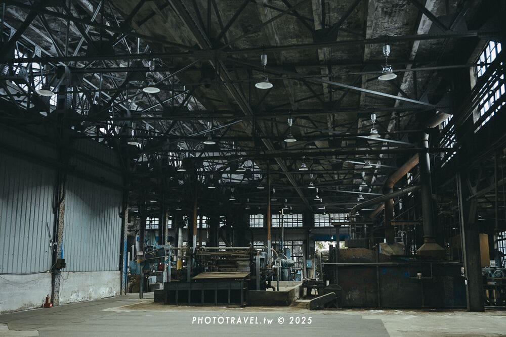 鍛冶工場以存放蒸汽錘為主。