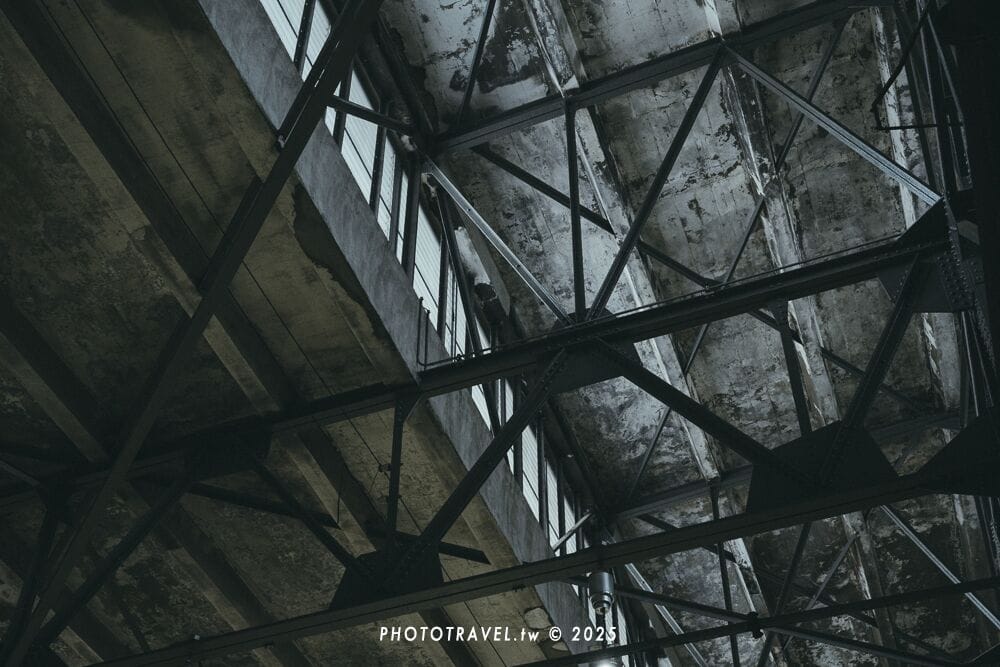 鍛冶工場以存放蒸汽錘為主。